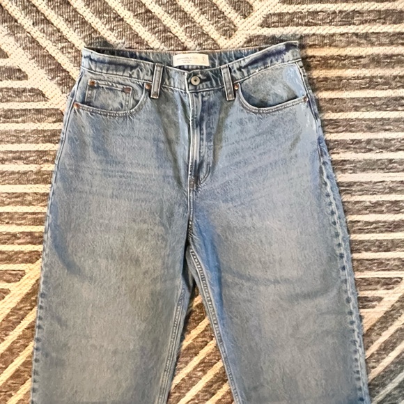 NWOT ABERCROMBIE & FITCH Sz 29 8L The High Rise Taper Jean Med Blue Wash Orig$90 - Picture 10 of 10